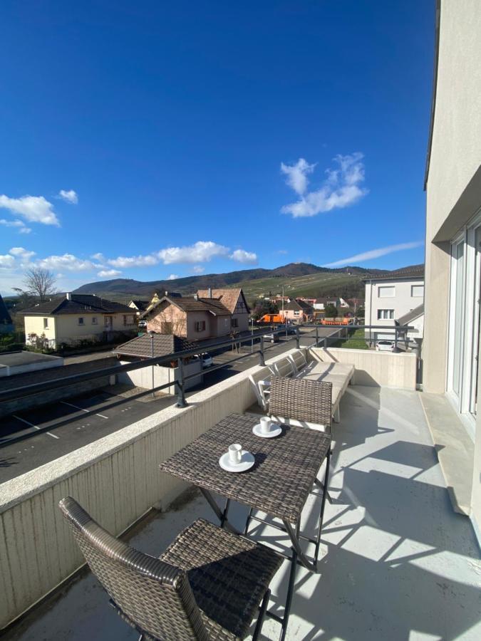 A2 Pas De Colmar Terrasse,Parking Lägenhet Wintzenheim Exteriör bild